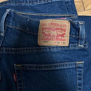 Levi's Denim 505 Straight Jeans
